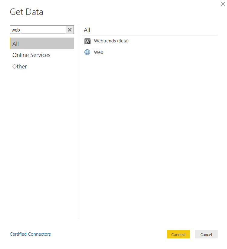 Power BI JSON - Get Data Web